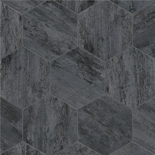 Picture of Cassis Hex Black 8-5/8"x9-7/8" Porcelain F/W Tile