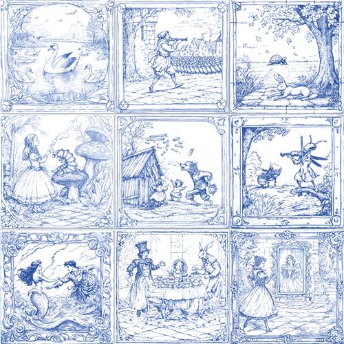 Picture of Once Upon A Tile 9-3/4"x9-3/4" Porcelain F/W Tile