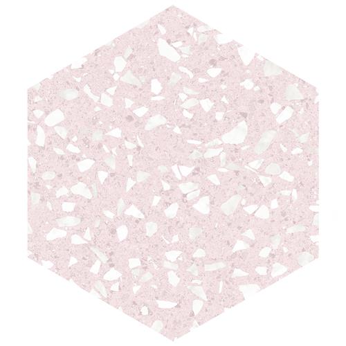 Picture of Venice Hex Pink 8-5/8"x9-7/8" Porcelain F/W Tile