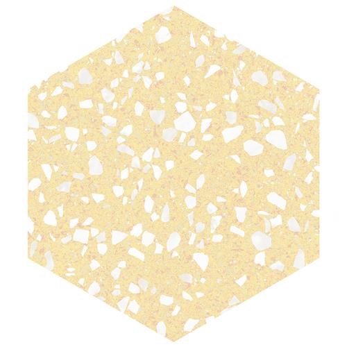 Picture of Venice Hex Yellow 8-5/8"x9-7/8" Porcelain F/W Tile