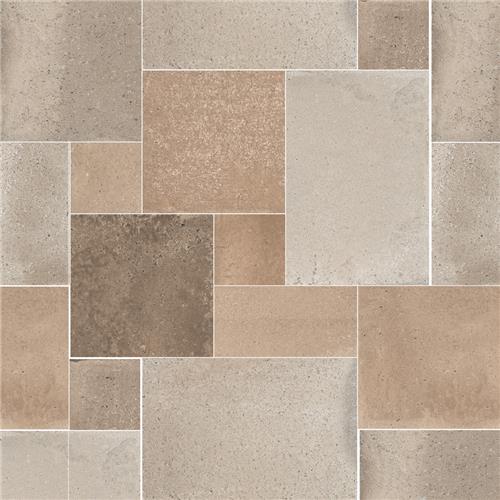 Picture of Adagio Taupe Modular 25-5/8"x51-1/8" Porcelain F/W Tile