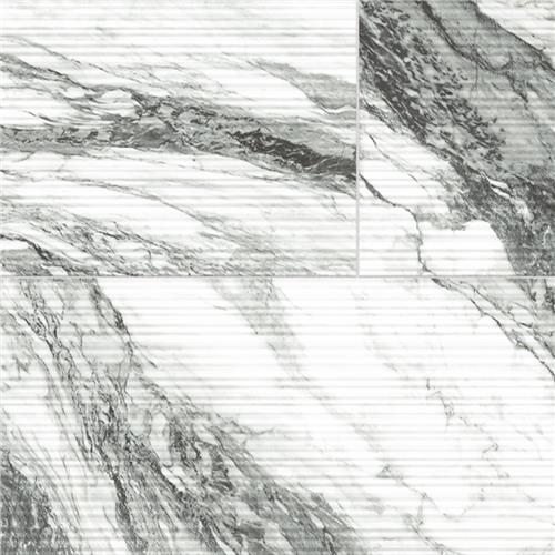 Picture of Touche Pleated Deco Zebre 23-1/2"x47-1/8" Porcelain F/W Tile