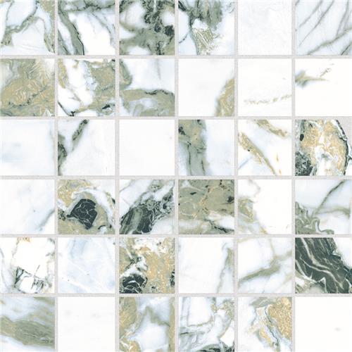 Picture of Touche 2" Square Jade 11-3/4"x11-3/4" Porcelain F/W Mosaic