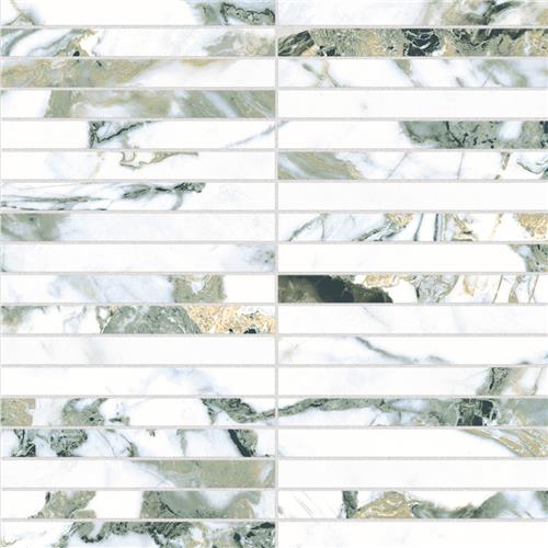 Picture of Touche Brick Stacked Jade 11-3/4"x11-3/4" Porcelain F/W Mos