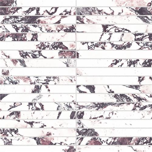 Picture of Touche Brick Stacked Rubis 11-3/4"x11-3/4" Porcelain F/W Mos