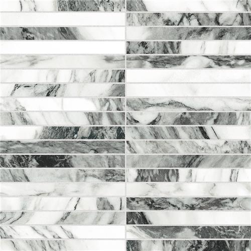 Picture of Touche Brick Stacked Zebre 11-3/4"x11-3/4" Porcelain F/W Mos