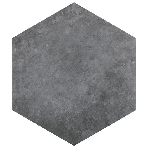 Picture of Heritage Hex Carbon 7"x8" Porcelain Floor/Wall Tile