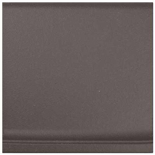 Picture of Quarry Black II 5-7/8"x6" Ceramic F/W Klinker Cove Base Trim