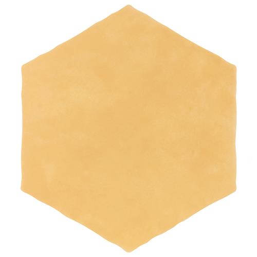 Picture of Palm Hex Mustard 5-7/8" x 6-7/8" Porcelain F/W Tile