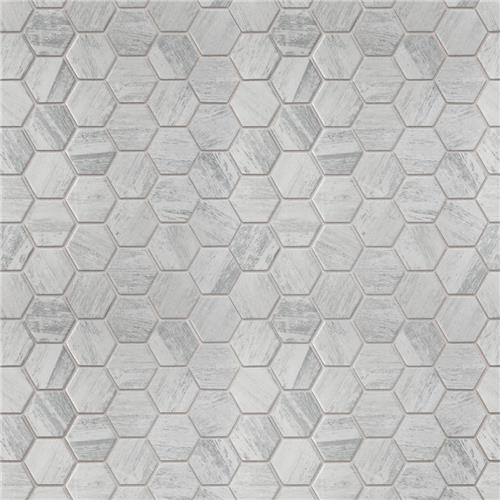 Picture of Cassis 2" Hex White 11-1/8"x12-5/8" Porcelain Mos