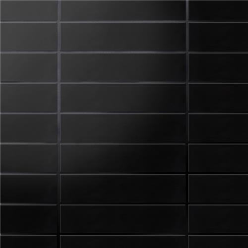 Picture of Metro Soho Subway Matte Black 1-3/4"x7-5/8" Porcelain F/W Ti