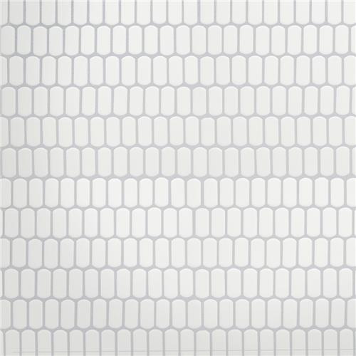 Picture of Hudson Capsule Matte White 12-1/4"x13-1/8" Porcelain Mo Tile