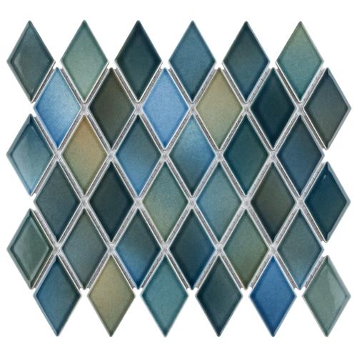Picture of Hudson Kite Lagoon 10-1/4" x 11-3/4" Porcelain Mosaic