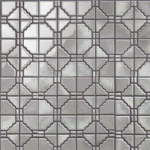 Picture of Hudson Moonbeam Grey Eye 11-7/8"x11-7/8" Porcelain Mosaic