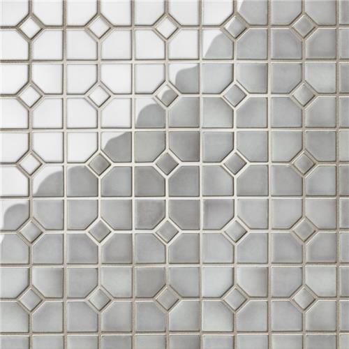 Picture of Hudson Oxford Grey Eye 11-3/8"x11-3/8" Porcelain Mosaic
