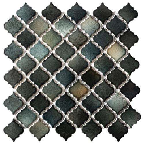 Picture of Hudson Tangier Stormy Night 12-3/8"x12-3/8" Porcelain Mosaic