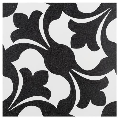 Picture of Emotion Nero 7-3/4" x 7-3/4"  Ceramic Floor/Wall Tile