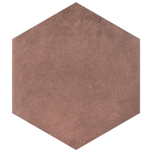 Picture of Matter Hex Red 7-7/8"x9" Porcelain F/W Tile