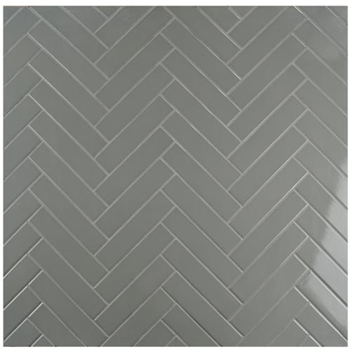 Metro Soho Subway Glossy L Grey 1 3 4 X7 Porcelain F W