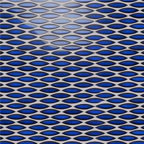 Picture of Pescado Glossy Blue Tang 12"x12-1/2" Porcelain Mosaic