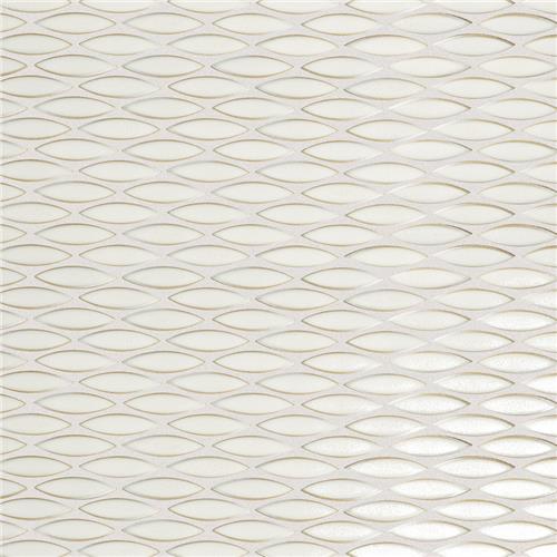 Picture of Pescado Honed Snowcap White 12"x12-1/2" Porcelain Mosaic