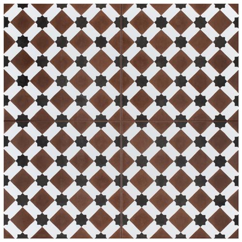 Picture of Henley Rojo 17-5/8" x 17-5/8" Ceramic Floor/Wall Tile