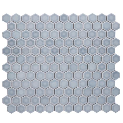 Picture of Hudson 1" Hex Slate 11-7/8" x 13-1/4" Porcelain Mosaic