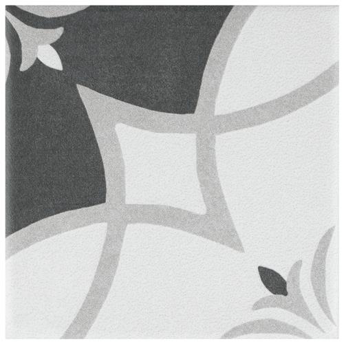 Picture of Twenties Mini Crest  3.88"x3.88" Ceramic Floor/Wall Tile