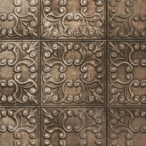 Picture of Victorian Tin Copper 17-3/8"x17-3/8" Porcelain Wall Tile