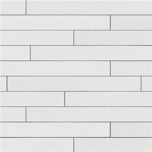 Picture of Tucson Total White 1-7/8"x17-3/4" Porcelain F/W Tile
