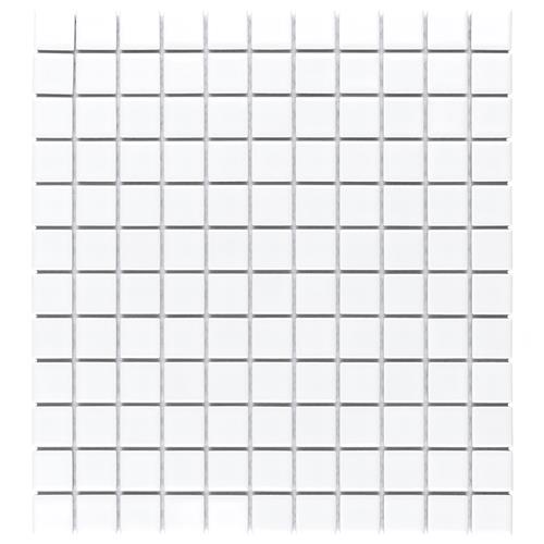 Picture of Metro Square Glossy White 10-3/4"x11-3/4" Porcelain Mosaic