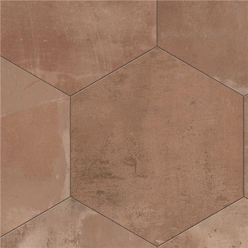 Picture of Argillos Hex Terracota 20-1/2"x23-5/8" Porcelain F/W Tile