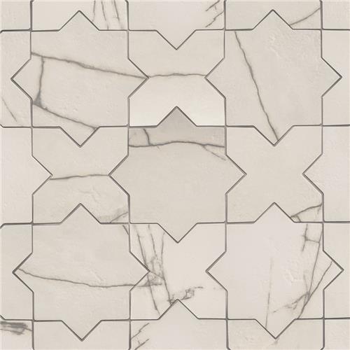 Picture of Istanbul Star Day w/ Day Cross 6"x12" Porcelain F/W Tile Kit