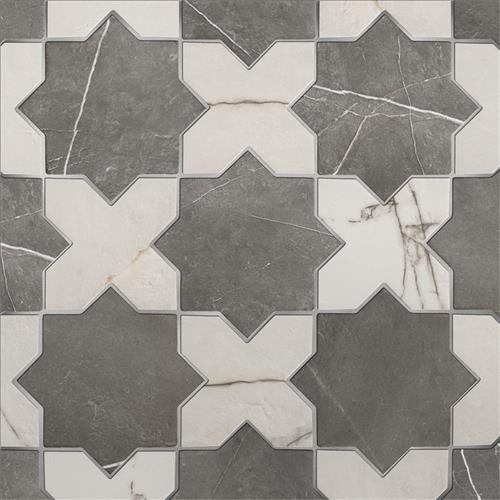 Picture of Istanbul Star Night w/ Day Cross 6"x12" Porce F/W Tile Kit