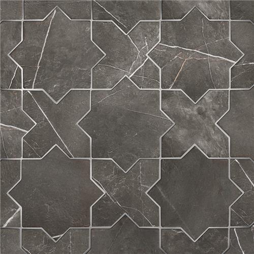 Picture of Istanbul Star Night w/ Night Cross 6"x12" Porce F/W Tile Kit