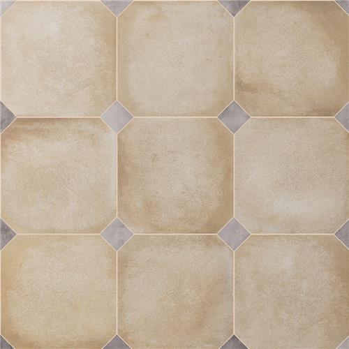 Picture of Laverton Octagon Beige w/ Taco Gris 7-7/8"x7-7/8"
