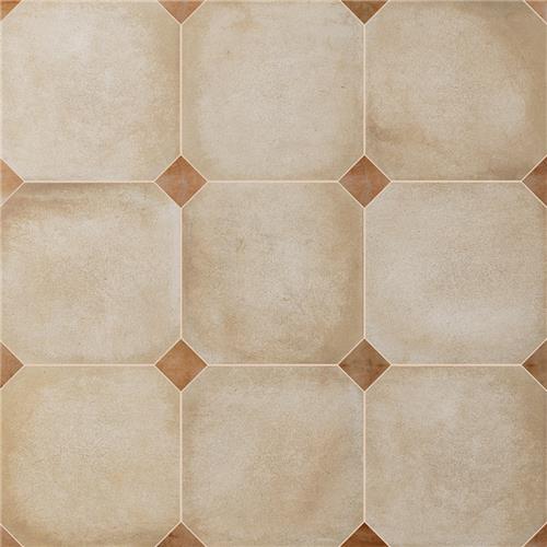 Picture of Laverton Octagon Beige w/ Taco Natural 7-7/8"x7-7/8"