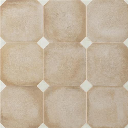 Picture of Laverton Octagon Beige w/ Taco Nieve 7-7/8"x7-7/8"