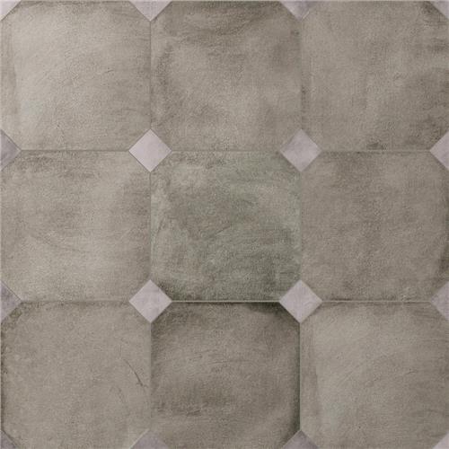 Picture of Laverton Octagon Grafito w/ Taco Gris 7-7/8"x7-7/8"