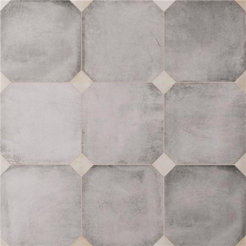 Picture of Laverton Octagon Gris w/ Taco Arena 7-7/8"x7-7/8"