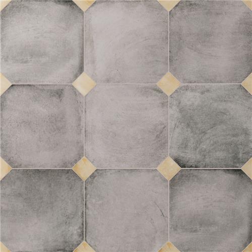 Picture of Laverton Octagon Gris w/ Taco Beige 7-7/8"x7-7/8"