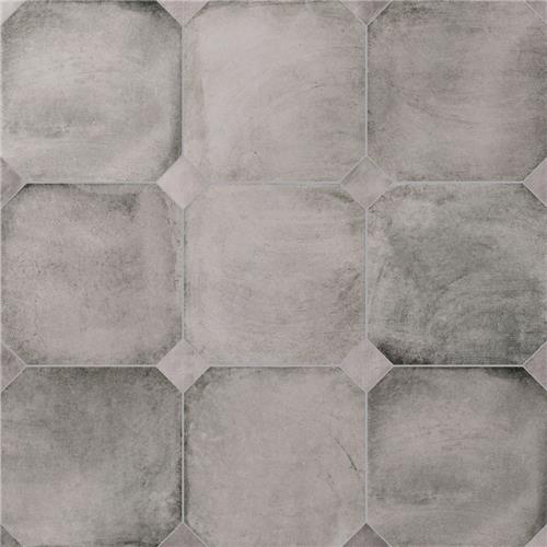 Picture of Laverton Octagon Gris w/ Taco Gris 7-7/8"x7-7/8"