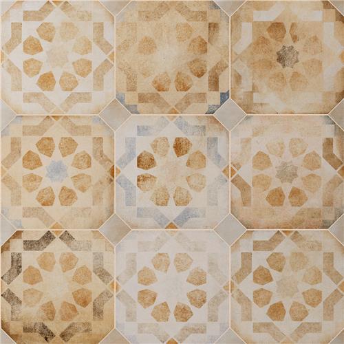 Picture of Laverton Octagon Deco Multicolor w/ Taco Arena 7-7/8"x7-7/8"