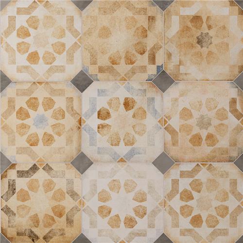 Picture of Laverton Octagon Deco Multicolor w/ Taco Grafito 7-7/8"x7-7/