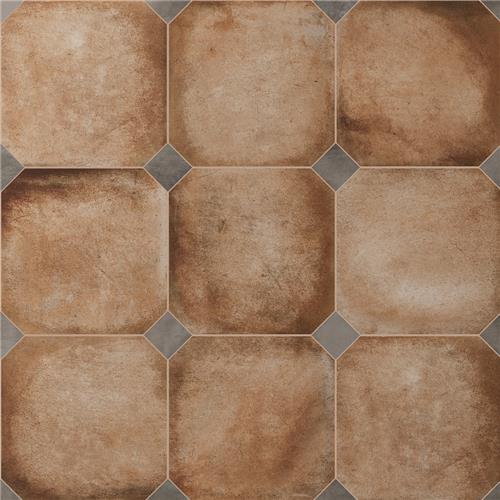 Picture of Laverton Octagon Natural w/ Taco Grafito 7-7/8"x7-7/8"