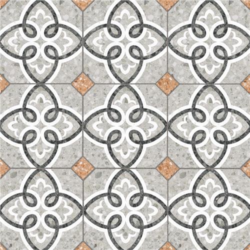 Picture of Riviera Octagon Garde Gris w/ Taco Rojizo