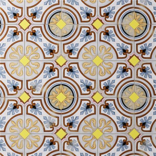 Picture of Vaudeville Octagon Deco Diglas w/ Taco Lima 7-7/8"x7-7/8"