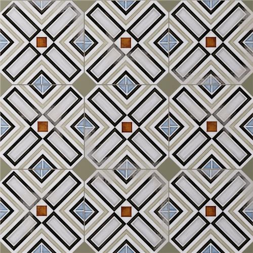 Picture of Vaudeville Octagon Deco Ritter w/ Taco Oliva 7-7/8"x7-7/8"