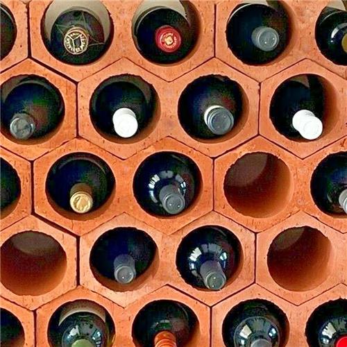 Picture of Botellero 5"x9-1/4" Terra Cotta Unglazed Cer Wine Rack