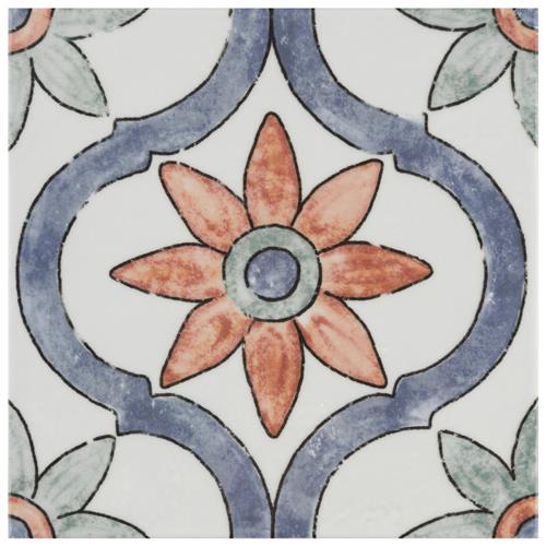 Picture of Bourges Arco 7-7/8"x7-7/8" Ceramic W Tile